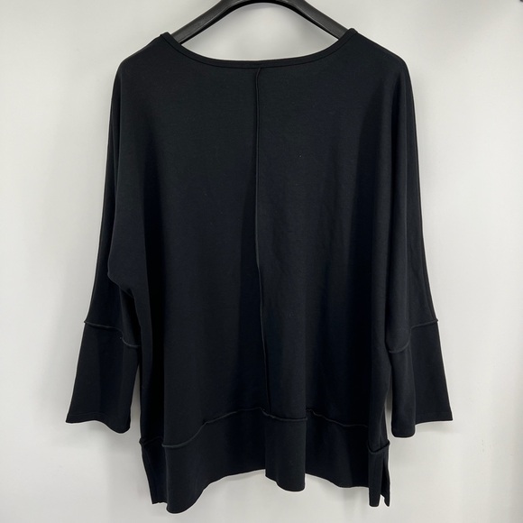 Spanx Sz 1X Black AirEssentials Crew Shirt - Picture 3 of 10